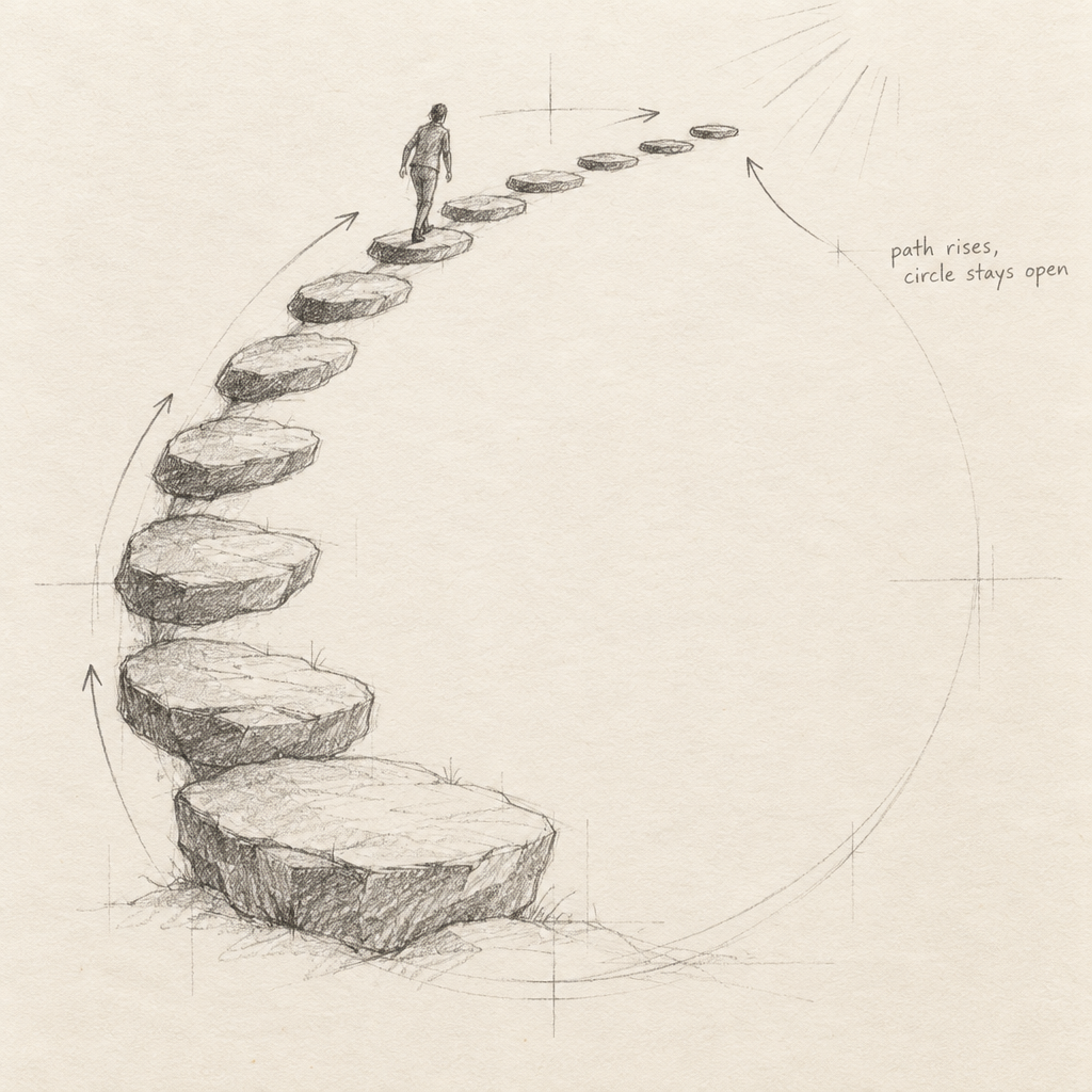 Justice Equality — 02 / The open circle meets the rising path