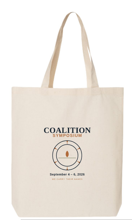 Coalition Symposium — Finished tote bag