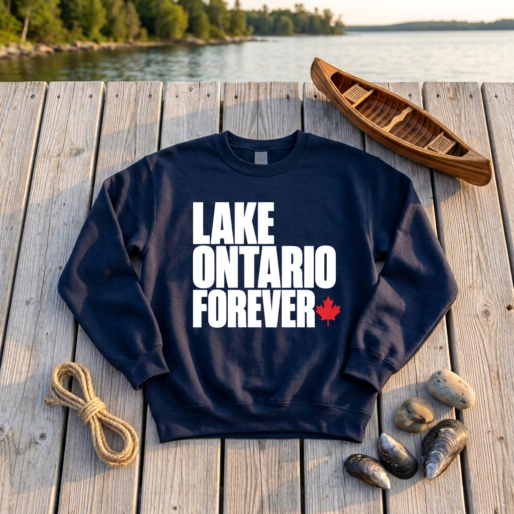 Wearable lines — Lake Ontario Forever — sweatshirt