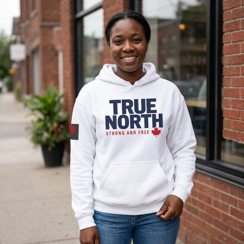 Wearable lines — True North — hoodie