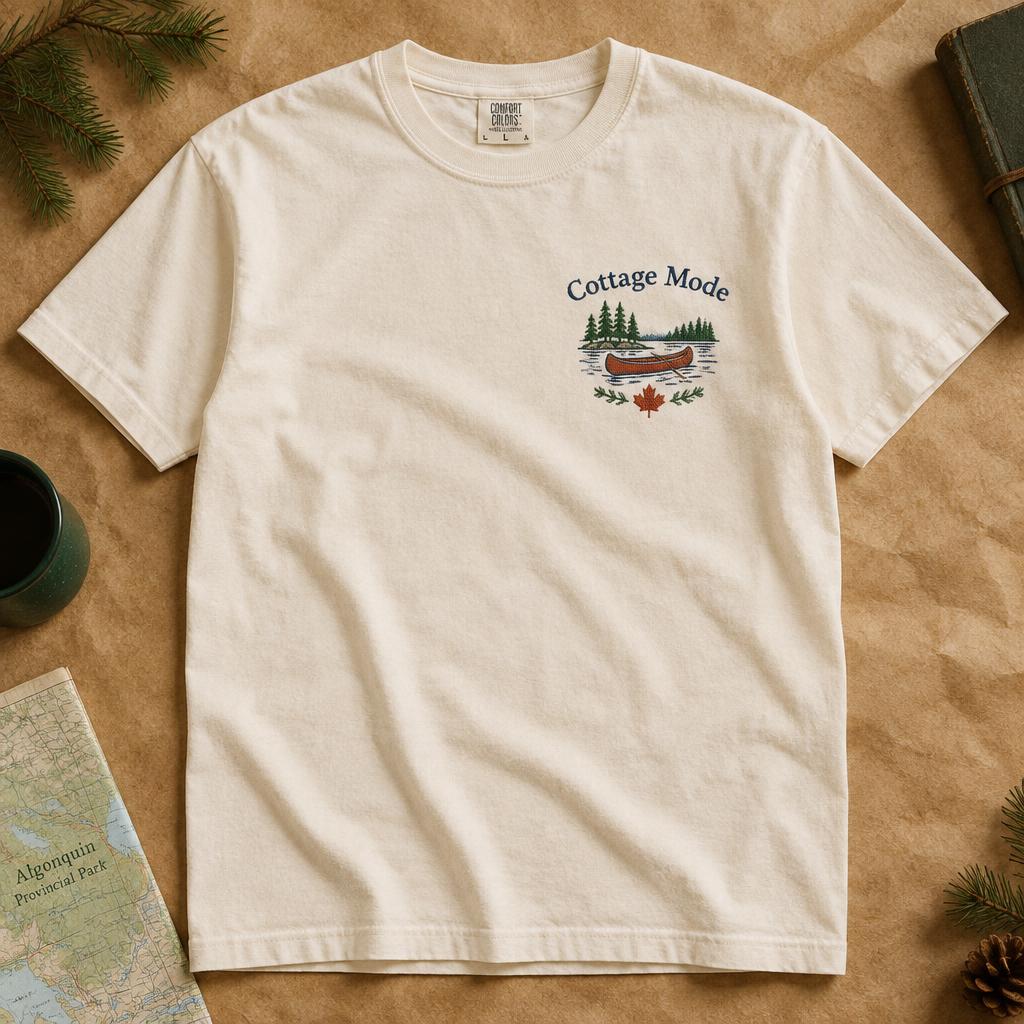 Cottage Mode & AAMUS — Cottage Mode — the tee with the same canoe design