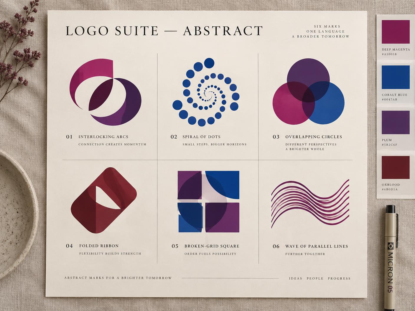 Logo suite — Abstract