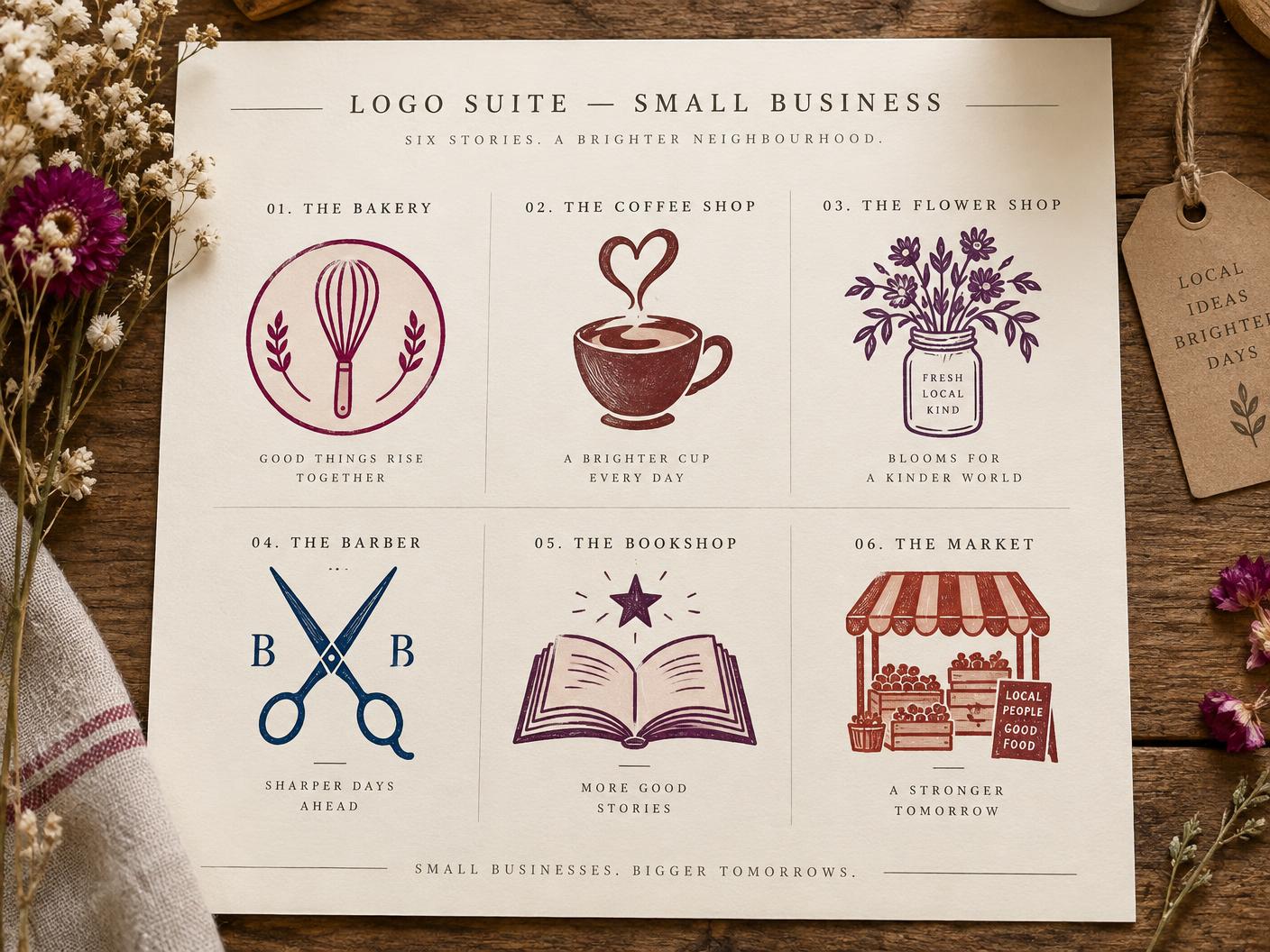 Logo suite — Small business