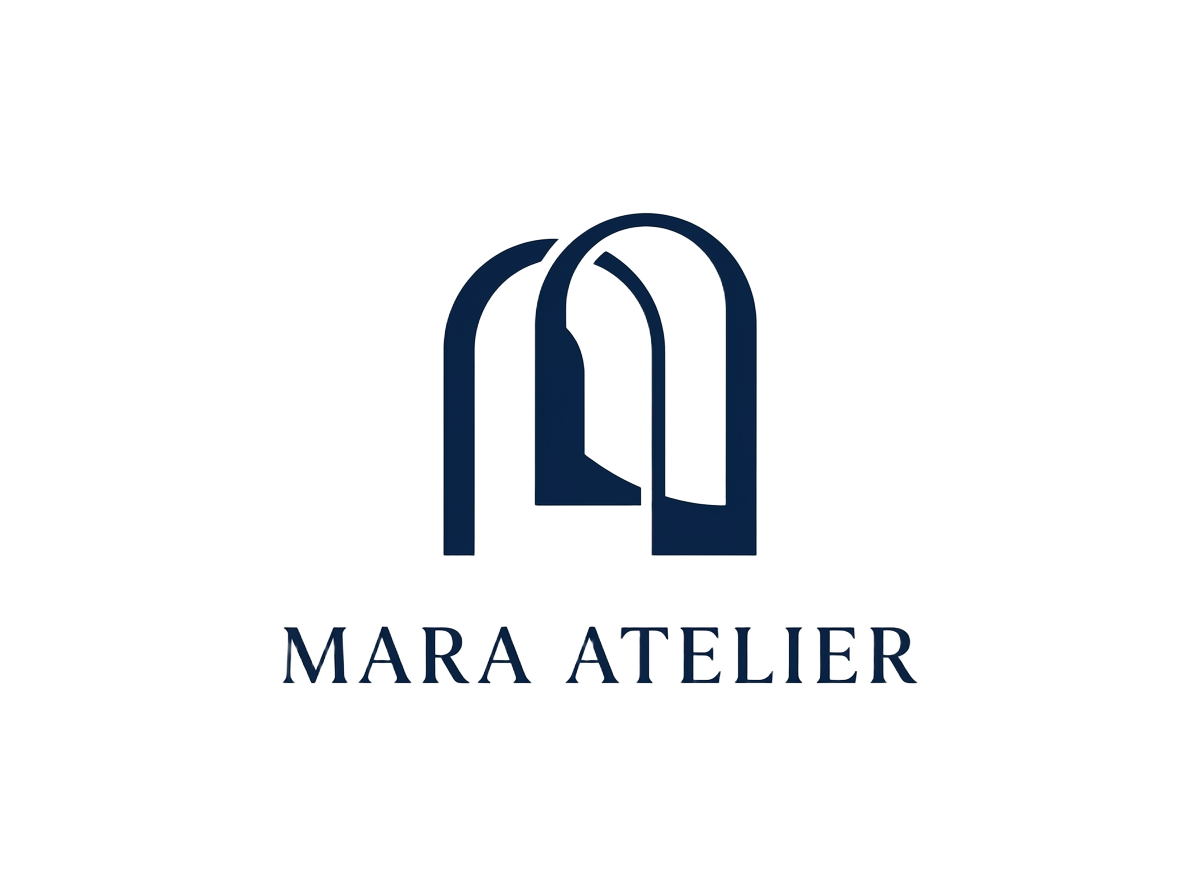 Print suites — Mara Atelier — arch monogram