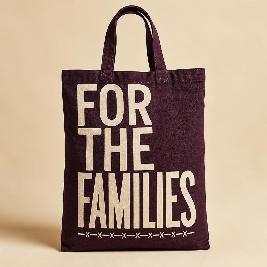 For the Families — Finished tote bag